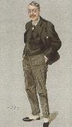 percy bysshe shelley portrayed in a 1905 vanity fair cartoon USA oil painting artist